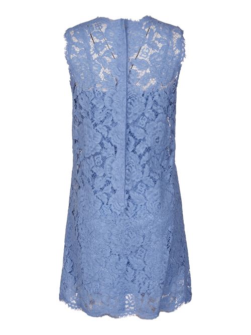 FLORAL LACE DRESS WITH LOGO DOLCE & GABBANA | F6ATYTHLM7LF3981